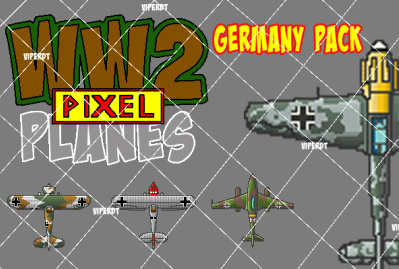 World War 2 Pixel Planes Germany Pack main cover image